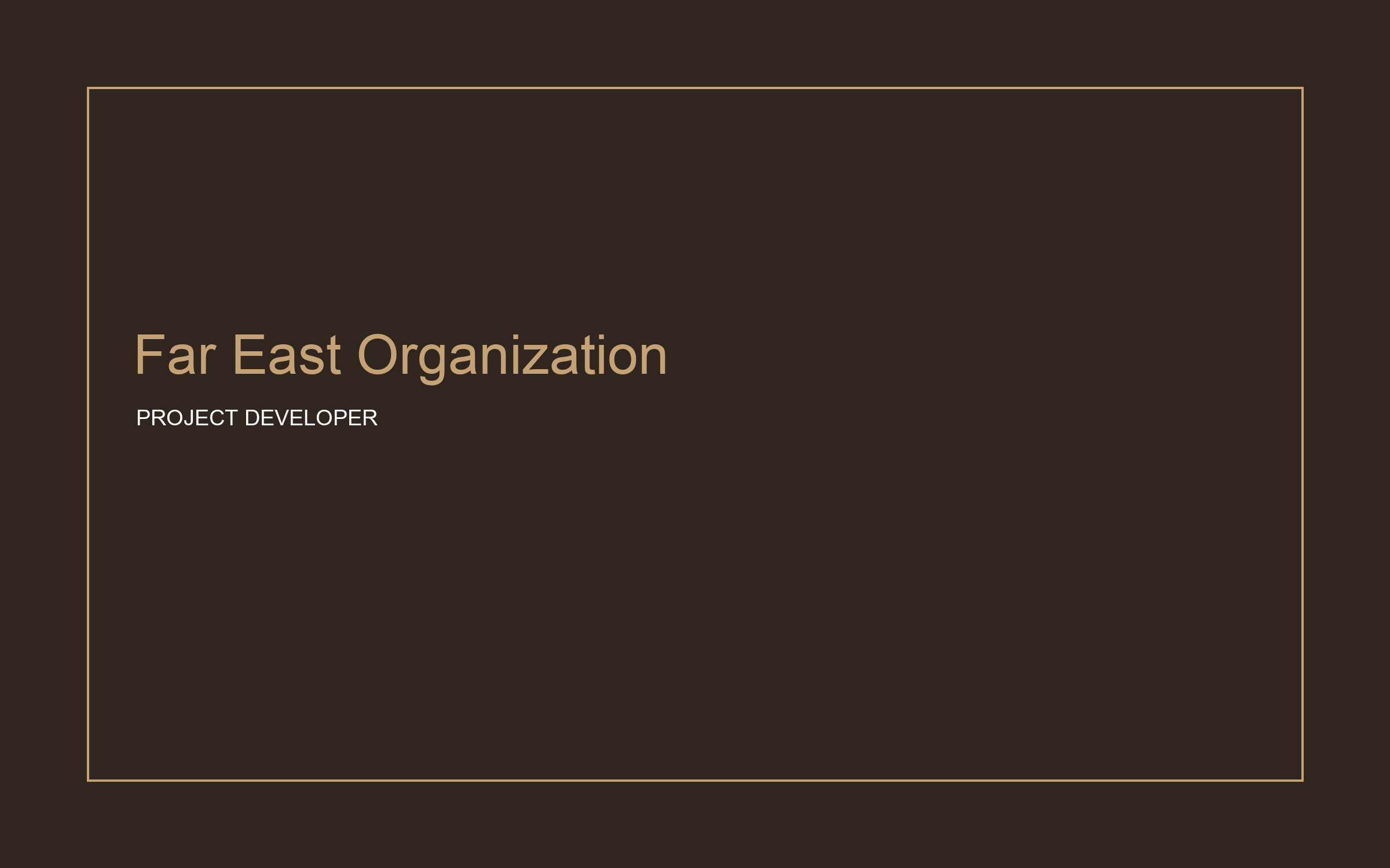 Far East Organization logo